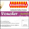 Bikanervala Gift Voucher worth of Rs1000/- - Click here to View more details about this Product
